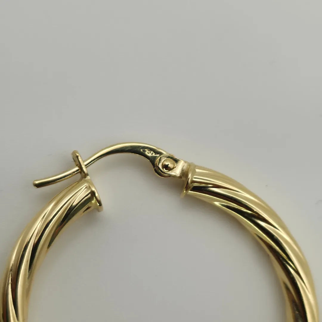 Orecchini In Oro 18kt Torchon