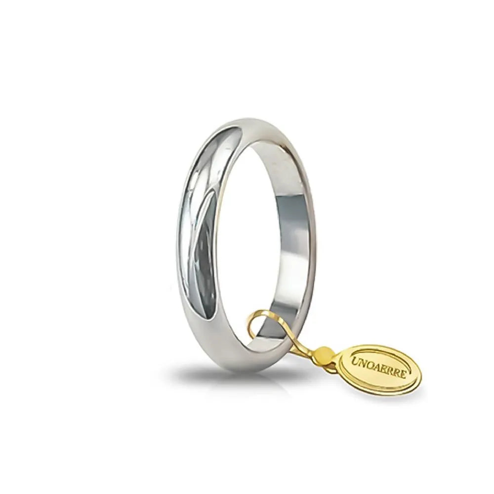 UNOAERRE - Fede Nuziale Classica gr.5 in oro bianco