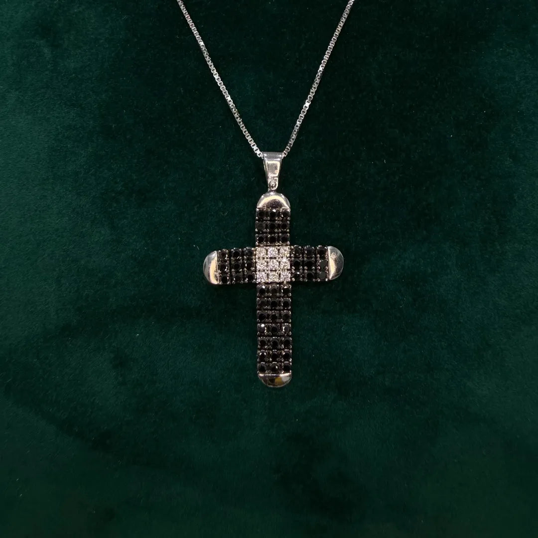 Collana Croce Zaffiro