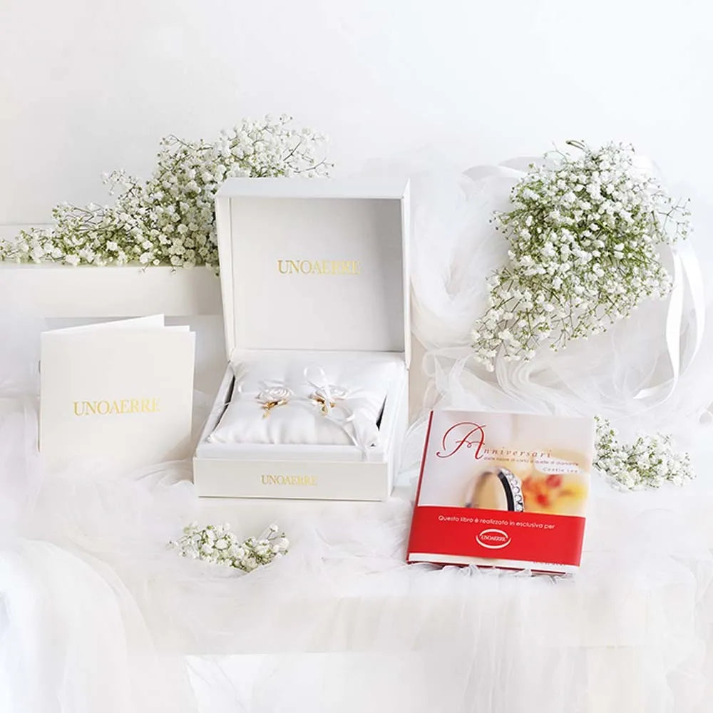 UNOAERRE - Wedding Box Unoaerre cuscino fedi e album anniversari