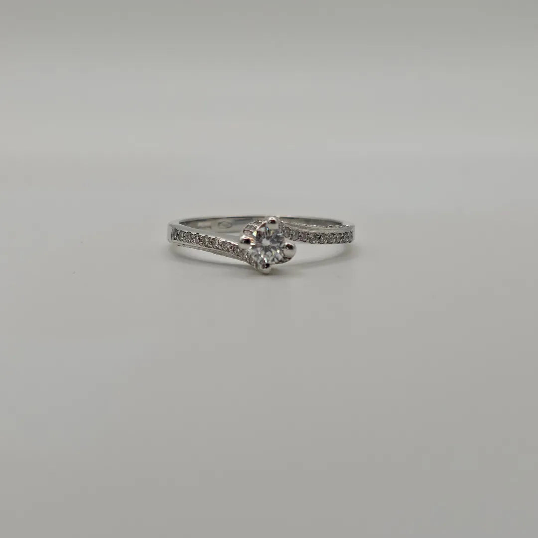 Anello Solitario 18kt