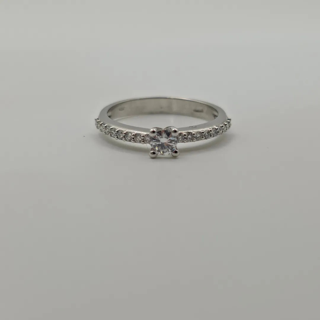 Anello Solitario 18kt Scalar