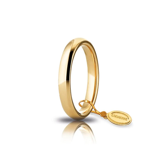 UNOAERRE - Fede Comoda mm 3,5 in oro giallo