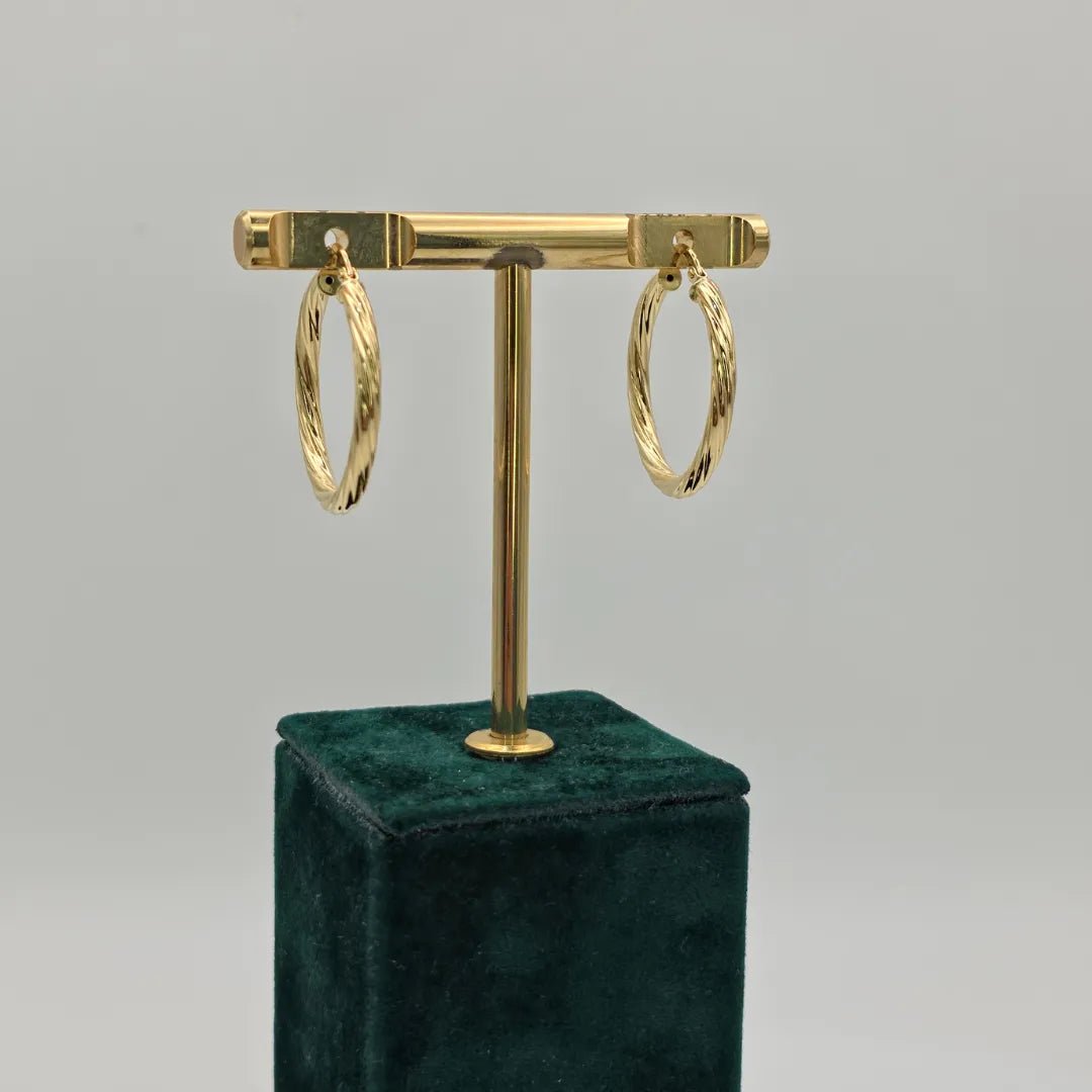 Orecchini In Oro 18kt Torchon