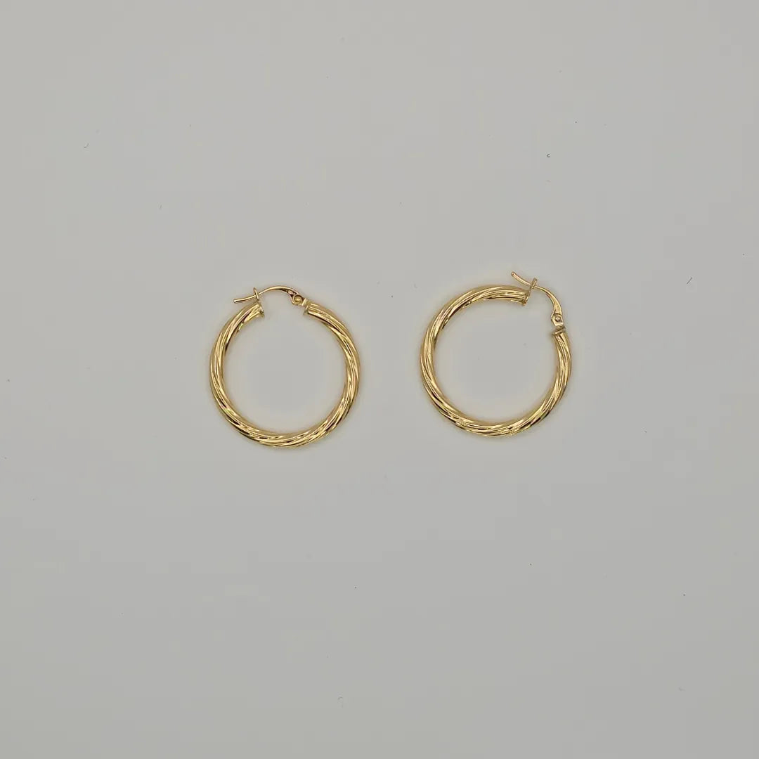 Orecchini In Oro 18kt Torchon