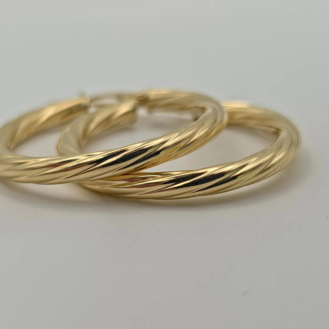 Orecchini In Oro 18kt Torchon
