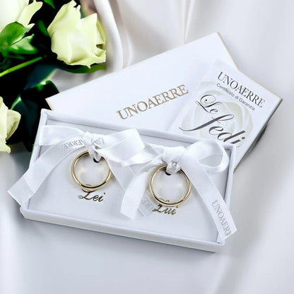 UNOAERRE - Fede Cerchi di Luce mm 2,5 in oro bianco