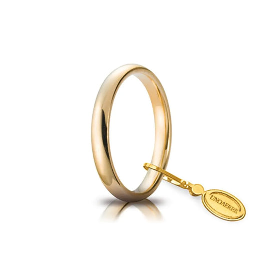 UNOAERRE - Fede Cerchi di Luce mm 2,5 in oro giallo