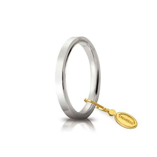 UNOAERRE - Fede Cerchi di Luce mm 2,5 in oro bianco
