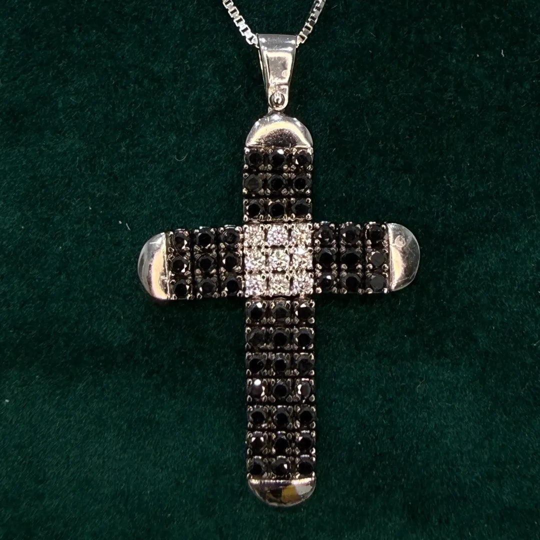 Collana Croce Zaffiro