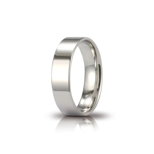UNOAERRE - Fede Cerchi di Luce mm 5,0 in oro bianco