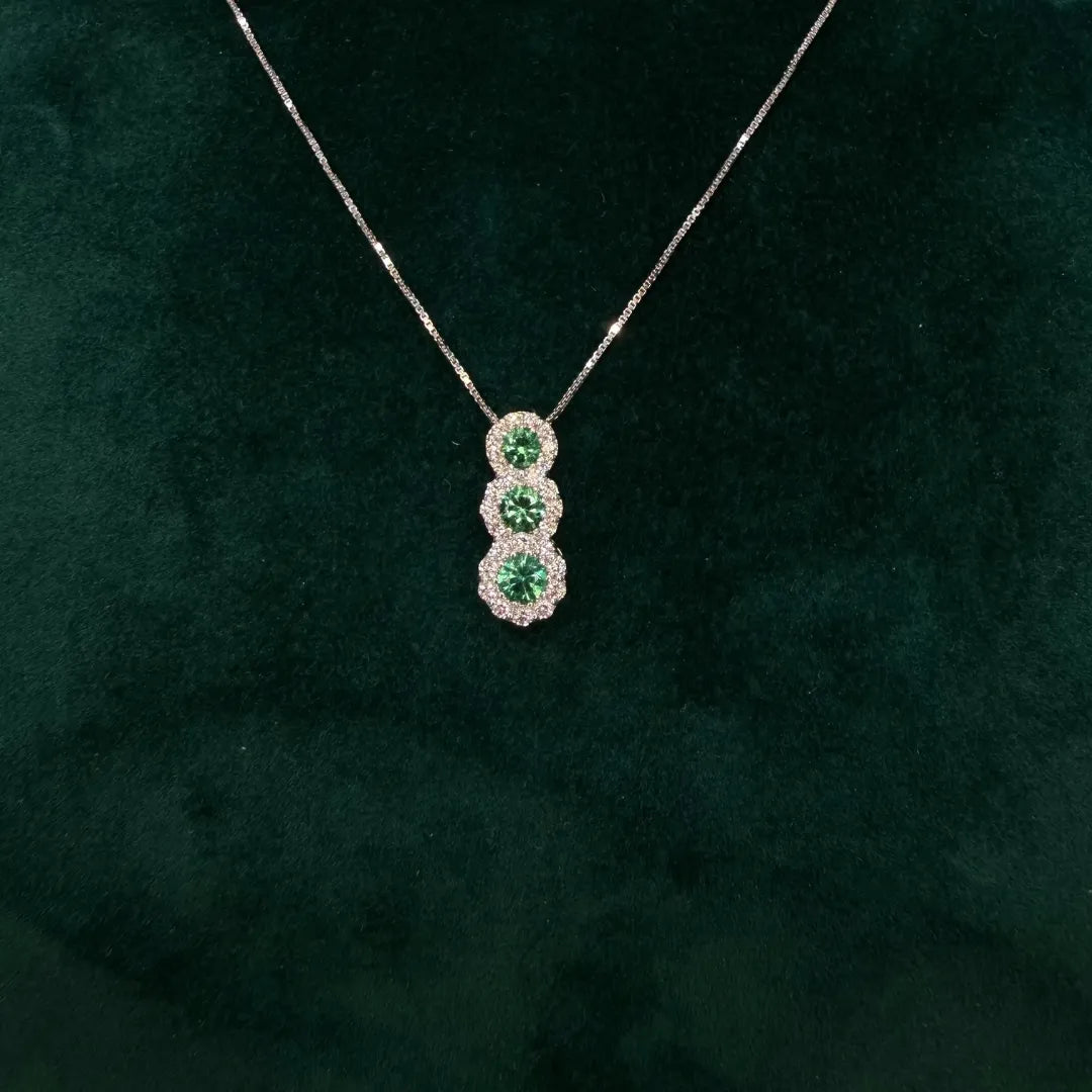Collana Trilogy Smeraldo