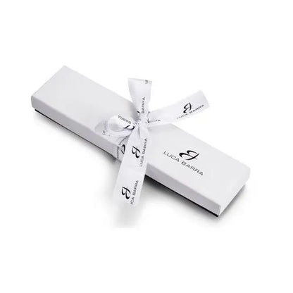 Luca Barra - BRACCIALE TENNIS DONNA IN ACCIAIO CON ELEMENTO CON ZIRCONI BIANCHI